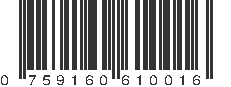 UPC 759160610016