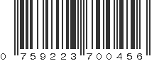 UPC 759223700456