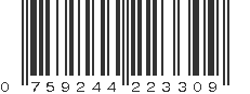 UPC 759244223309