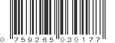 UPC 759265030177