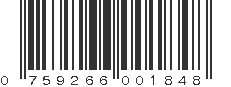 UPC 759266001848