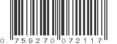 UPC 759270072117