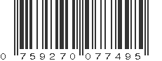 UPC 759270077495