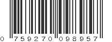 UPC 759270098957