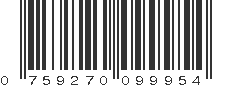 UPC 759270099954