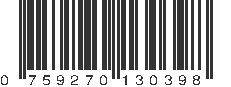 UPC 759270130398