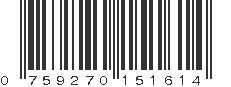 UPC 759270151614