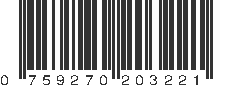 UPC 759270203221