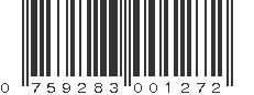 UPC 759283001272