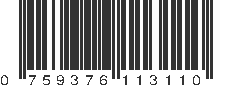 UPC 759376113110