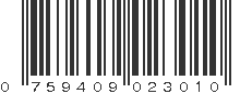 UPC 759409023010