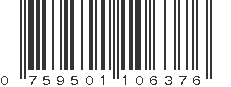 UPC 759501106376