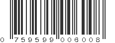 UPC 759599006008