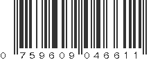 UPC 759609046611