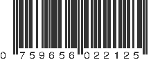 UPC 759656022125