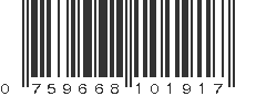 UPC 759668101917