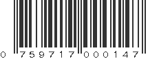 UPC 759717000147