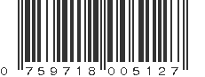 UPC 759718005127