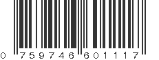 UPC 759746601117