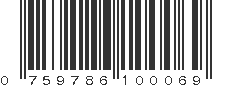 UPC 759786100069