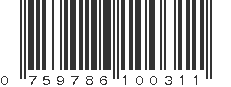 UPC 759786100311