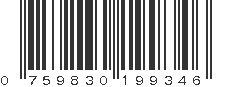 UPC 759830199346