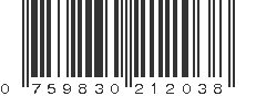 UPC 759830212038