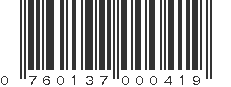 UPC 760137000419