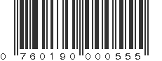 UPC 760190000555