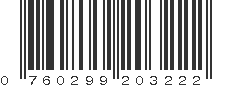 UPC 760299203222