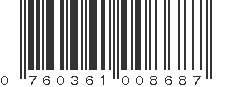 UPC 760361008687