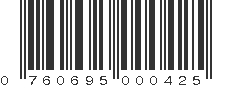 UPC 760695000425