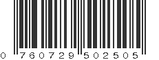 UPC 760729502505