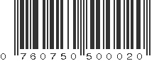 UPC 760750500020