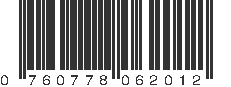 UPC 760778062012