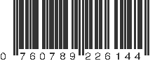 UPC 760789226144