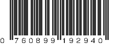 UPC 760899192940