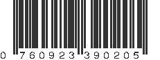 UPC 760923390205