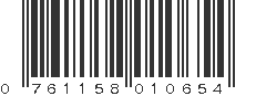 UPC 761158010654