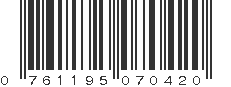 UPC 761195070420