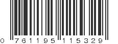 UPC 761195115329