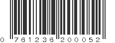 UPC 761236200052