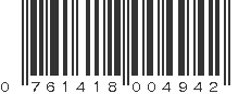 UPC 761418004942