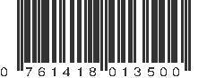 UPC 761418013500