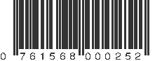 UPC 761568000252