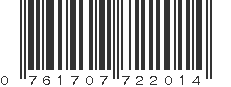 UPC 761707722014