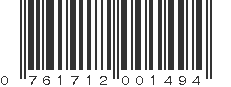 UPC 761712001494