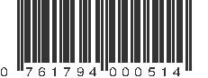 UPC 761794000514