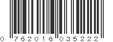 UPC 762016035222