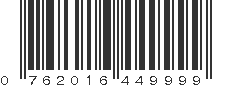 UPC 762016449999